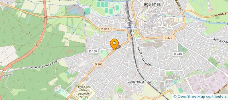 localisation de l'entreprise MOTO STANDING  HAGUENAU