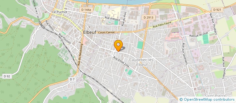localisation de l'entreprise MOTO START à CAUDEBEC-LES-ELBEUF