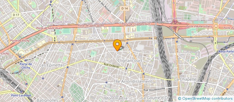 localisation de l'entreprise MOTO STATION 18  PARIS