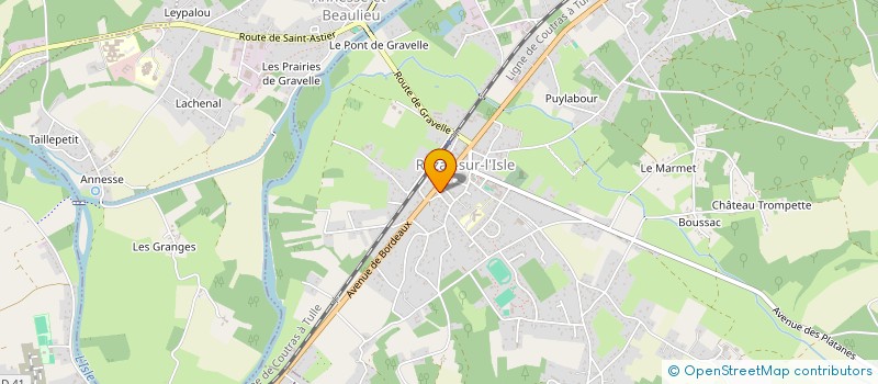 localisation de l'entreprise MOTO STORE 24  RAZAC-SUR-L'ISLE