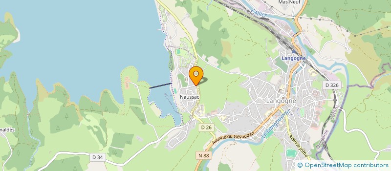 localisation de l'entreprise MOTO VERTE DE HAUTE LOZERE  NAUSSAC-FONTANES