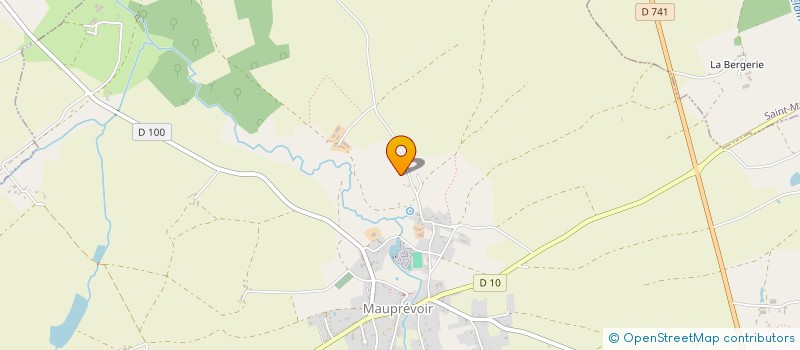 localisation de l'entreprise MOTO VERTE DU VAL DE VIENNE  LA VILLEDIEU-DU-CLAIN