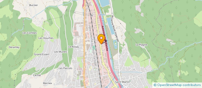 localisation de l'entreprise MOTO ZONE 74 à SALLANCHES