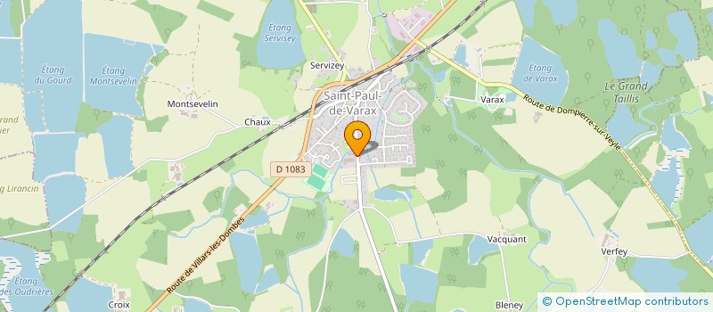 localisation de l'entreprise MOTOAIN à SAINT-PAUL-DE-VARAX