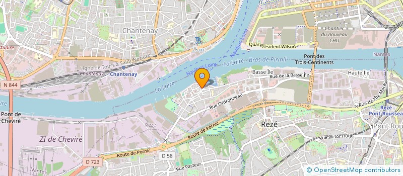 localisation de l'entreprise MOTOCEANE à REZE