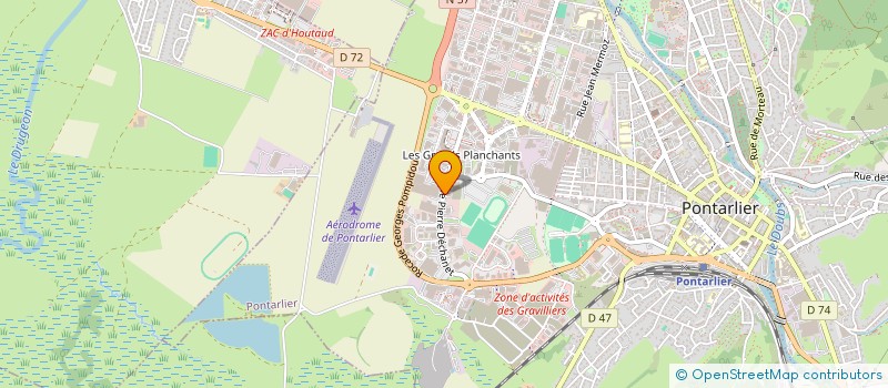 localisation de l'entreprise MOTOCITY  PONTARLIER