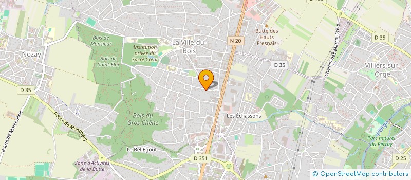 localisation de l'entreprise MOTOCLUB DE LINAS MONTLHERY à LA VILLE-DU-BOIS