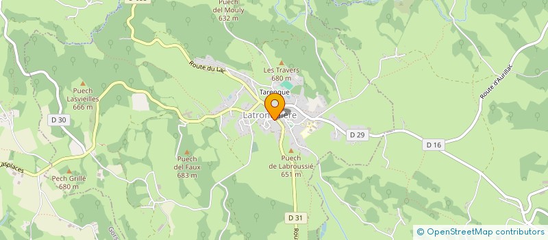 localisation de l'entreprise MOTOCLUB LATRONQUIERE  LATRONQUIERE