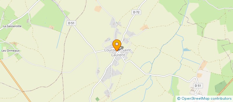 localisation de l'entreprise MOTOCOEUR 36 LOUROUER à LOUROUER-SAINT-LAURENT
