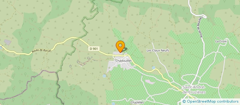 localisation de l'entreprise MOTOCULTURE 07  SAINT-ANDRE-DE-CRUZIERES