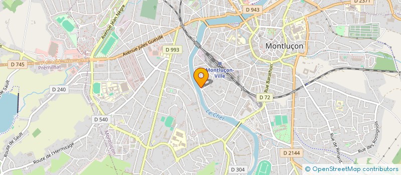 localisation de l'entreprise MOTOCULTURE AVENIR à MONTLUCON