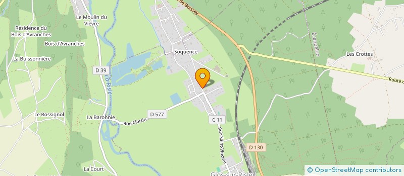 localisation de l'entreprise MOTOCULTURE DE LA RISLE  GLOS-SUR-RISLE