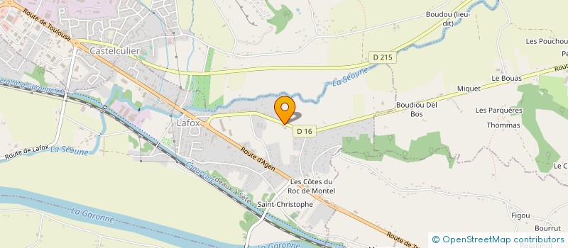 localisation de l'entreprise MOTOCULTURE LAFOXIENNE  LAFOX