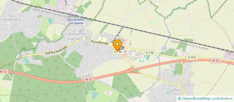 localisation de l'entreprise MOTOCULTURE LOISIRS à LA QUEUE-LES-YVELINES