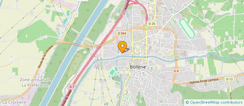 localisation de l'entreprise MOTOCULTURE LOISIRS SERVICES  BOLLENE