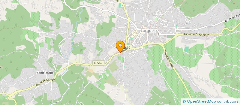 localisation de l'entreprise MOTOCULTURE LORGUAISE  DRAGUIGNAN