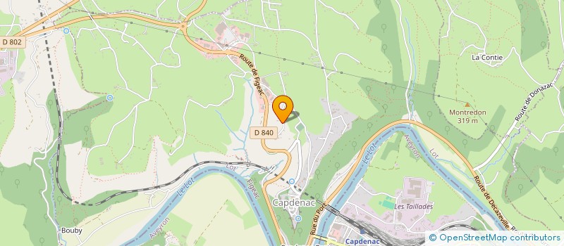 localisation de l'entreprise MOTOCULTURE TICHIT  CAPDENAC