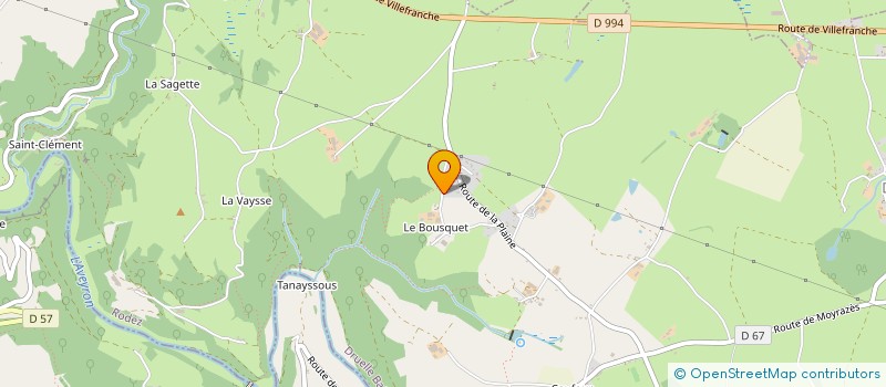 localisation de l'entreprise MOTOCULTURE12  DRUELLE BALSAC