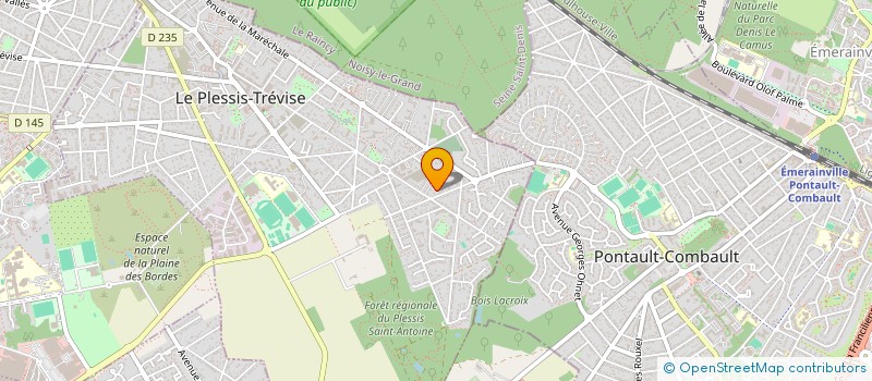 localisation de l'entreprise MOTODRIVER  LE PLESSIS-TREVISE