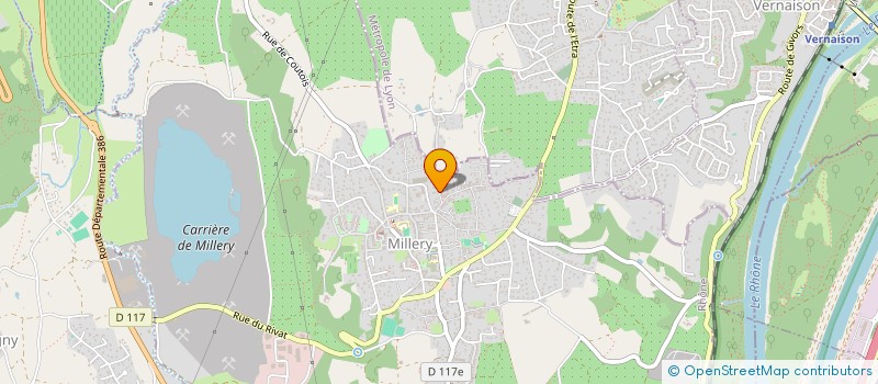 localisation de l'entreprise MOTOFRA  MILLERY