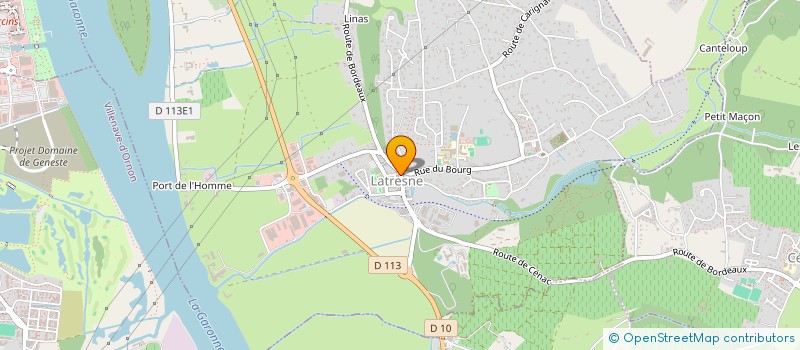 localisation de l'entreprise MOTOLCULTURE EVASION SARL à LATRESNE