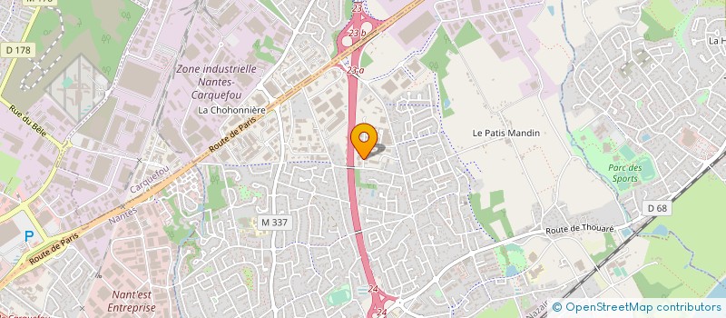 localisation de l'entreprise MOTOLIGNE  SAINTE-LUCE-SUR-LOIRE