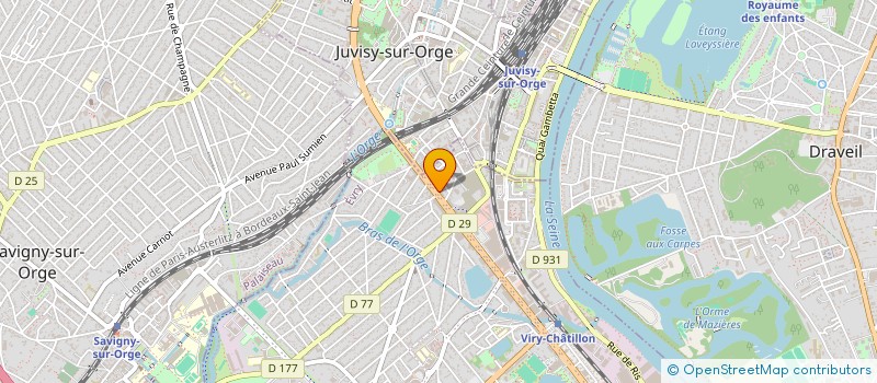 localisation de l'entreprise MOTOM à VIRY-CHATILLON