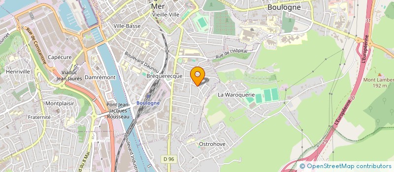 localisation de l'entreprise MOTOMAX à BOULOGNE-SUR-MER