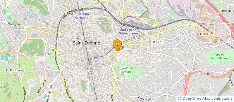 localisation de l'entreprise MOTOMOBILE 42 à SAINT-ETIENNE