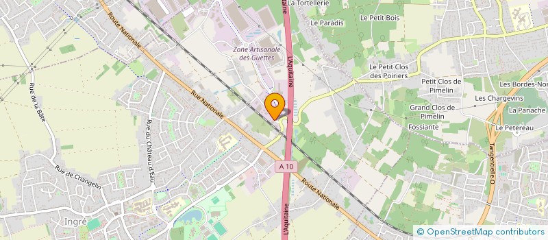 localisation de l'entreprise MOTOPARK 45 à INGRE