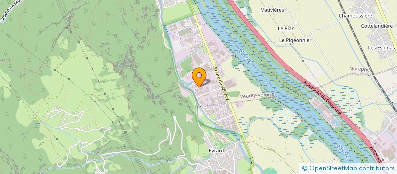 localisation de l'entreprise MOTOPELLE ET COMPAGNIE  VEUREY-VOROIZE