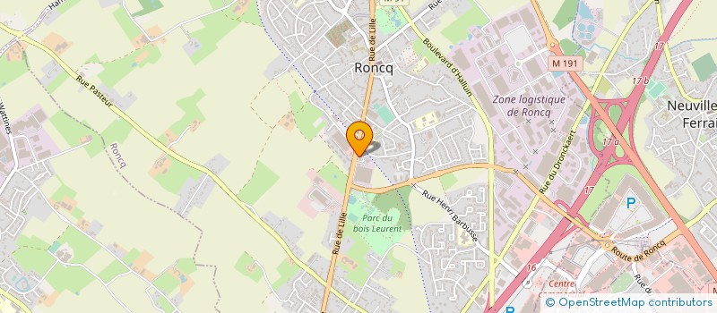 localisation de l'entreprise MOTOR CLEAN  RONCQ