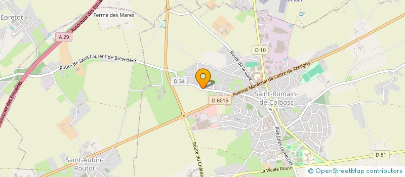 localisation de l'entreprise MOTOR CLUB à SAINT-ROMAIN-DE-COLBOSC