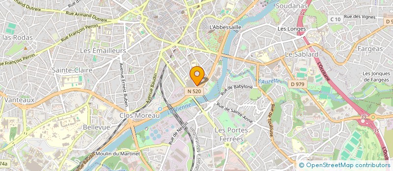 localisation de l'entreprise MOTOR CLUB LIMOUSIN à LIMOGES