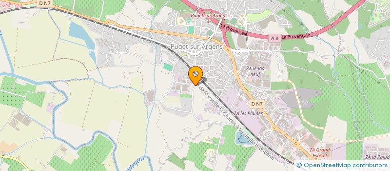 localisation de l'entreprise MOTOR HEAD SERVICES  PUGET-SUR-ARGENS