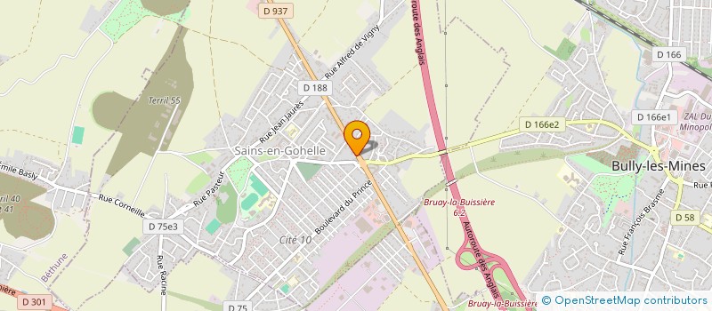 localisation de l'entreprise MOTOR SHOP à SAINS-EN-GOHELLE