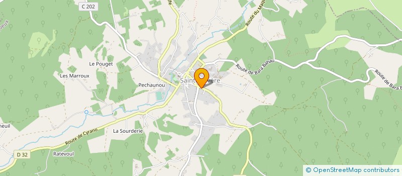 localisation de l'entreprise MOTOR TECH  VAL DE LOUYRE ET CAUDEAU