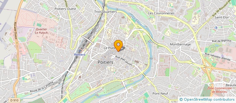 localisation de l'entreprise MOTOR TERMS à POITIERS