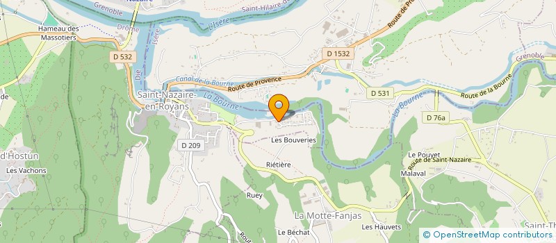 localisation de l'entreprise MOTORISATIONS AUTOMATISMES DISTRIBUTION FERMETURES  SAINT-PAUL-LES-ROMANS