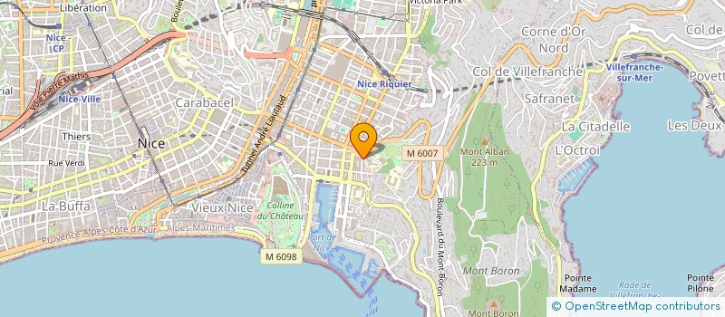localisation de l'entreprise MOTORISSIMO à NICE