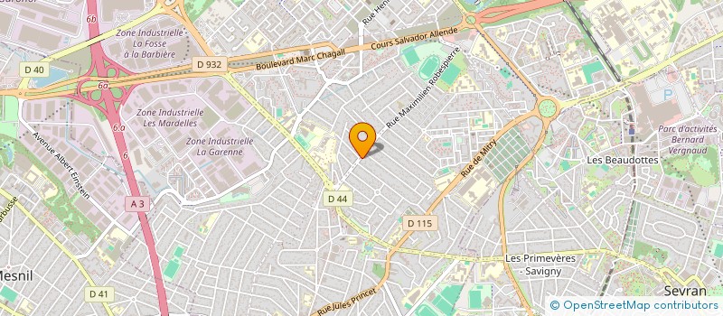 localisation de l'entreprise MOTORLOC PARIS  AULNAY-SOUS-BOIS