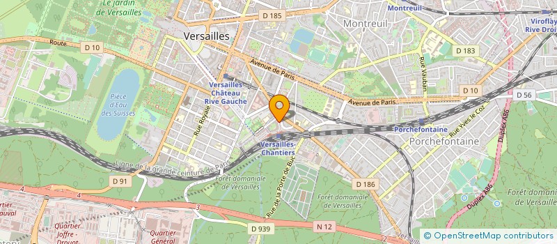 localisation de l'entreprise MOTOROLA SOLUTIONS FRANCE SAS à VERSAILLES