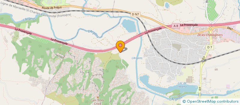 localisation de l'entreprise MOTORS  ROQUEBRUNE-SUR-ARGENS