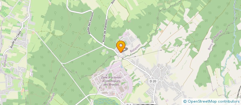 localisation de l'entreprise MOTORS CLUB VINTAGE  BALLAISON