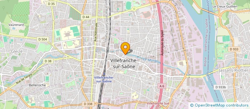 localisation de l'entreprise MOTORS CONCEPT 69 à VILLEFRANCHE-SUR-SAONE