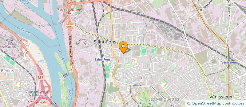 localisation de l'entreprise MOTORS FRANCE à SAINT-FONS