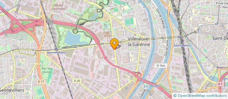 localisation de l'entreprise MOTORS INFINITY  VILLENEUVE-LA-GARENNE