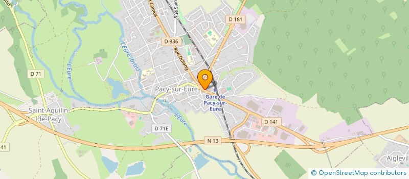 localisation de l'entreprise MOTORS LEAD'EURE à PACY-SUR-EURE
