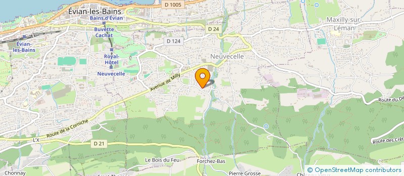 localisation de l'entreprise MOTORS & PASSION  NEUVECELLE