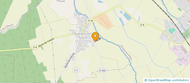 localisation de l'entreprise MOTORS PORTES  AUBIGNY-EN-PLAINE